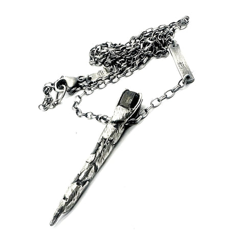 Parha Silver Pendant Necklace