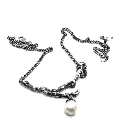 Heli Silver Necklace