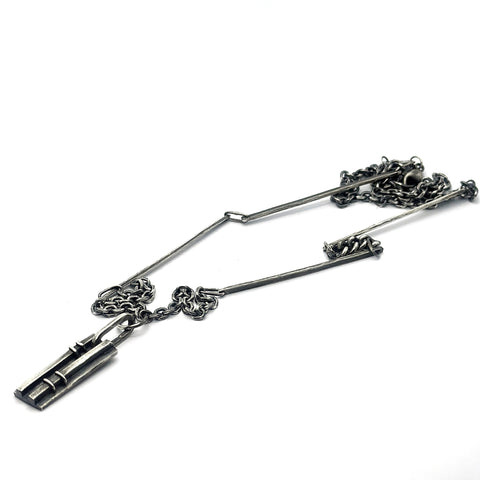 Archon Silver Pendant Necklace