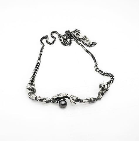 Huzot Silver Necklace
