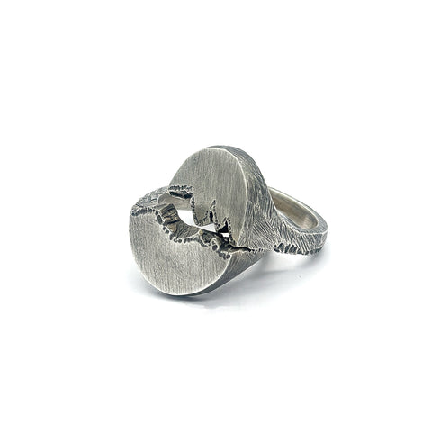 Anfractus Silver Ring