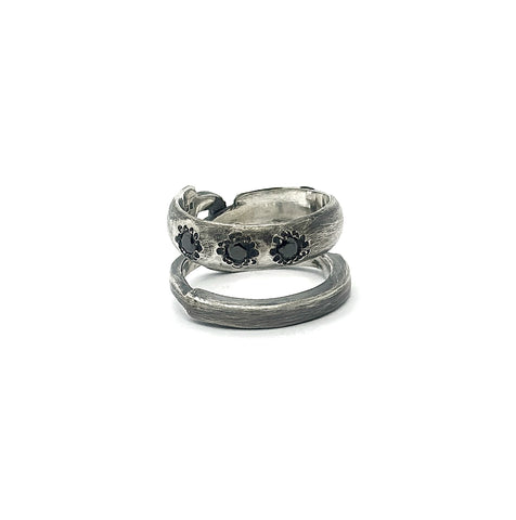 Ckinetik Silver Ring