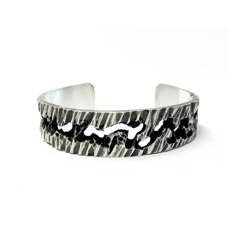 Mukta Solid Silver Bracelet