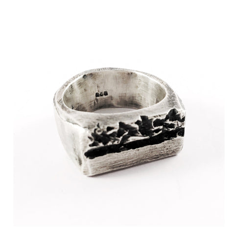 Wixo Solid Silver Ring