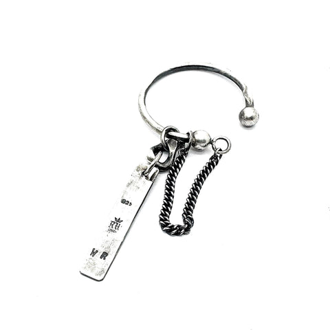 Biot Silver Keyring