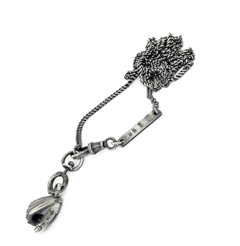 Mao Silver Pendant Necklace