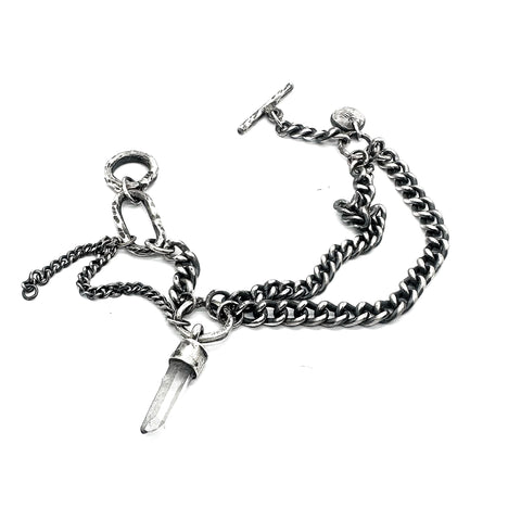 Burin Silver Bracelet