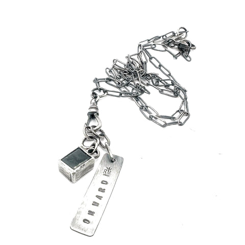 Bheka Silver Pendant Necklace