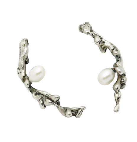 Calvary Silver Earrings