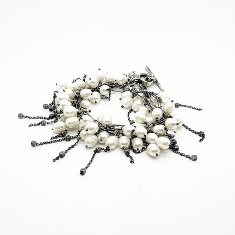 Boreal Silver Bracelet Freshwater Pearls