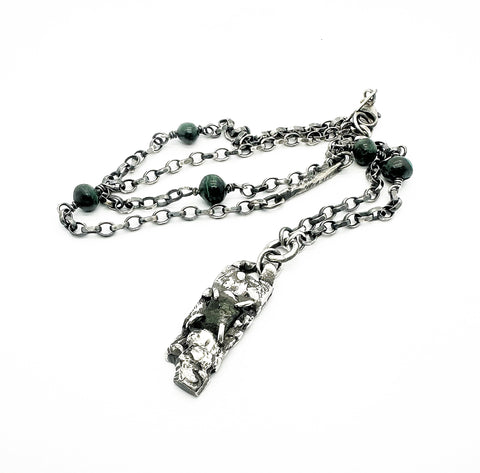 Cryspus Silver Necklace