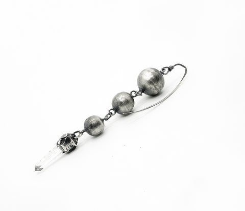 Ahio Single Silver Earring