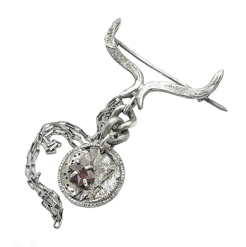 Hazor Silver Brooch