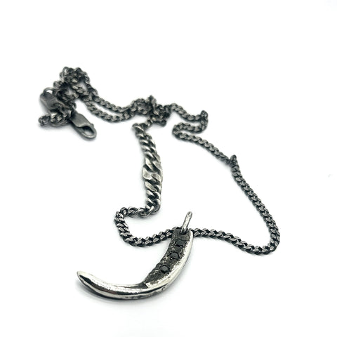 Irhun Silver Pendant Necklace