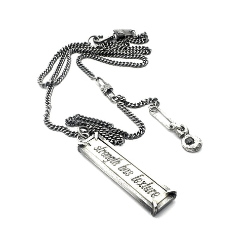 Calvary Silver Pendant Necklace