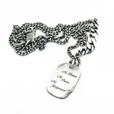 Beon Silver Pendant Necklace