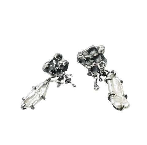 Festus Silver Earrings