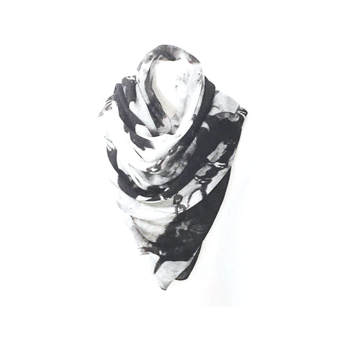 Black Bird and Chain Scarf £135 -50%