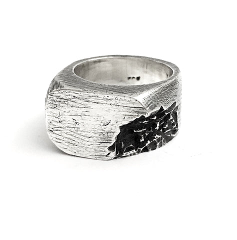 Babak Solid Silver Ring